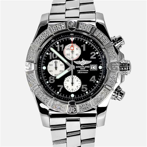 breitling super avenger diamond watch|breitling super avenger 2 48mm.